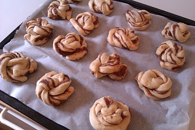 Kanelsnurrere med marcipan