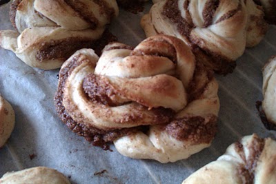 Kanelsnurrere med marcipan