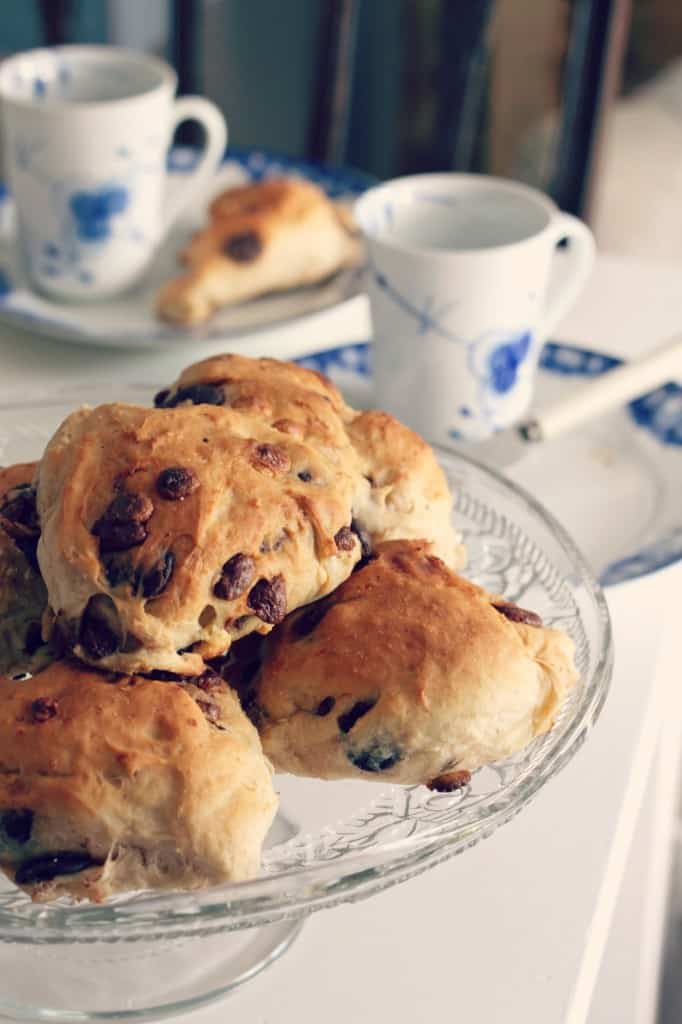 triple chocolate buns 