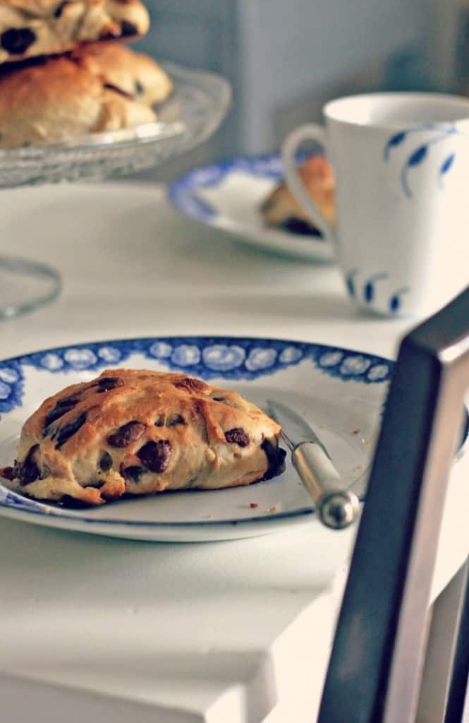 triple chocolate buns 