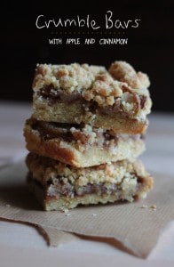 Apple crumble bars Apple crumble bars
