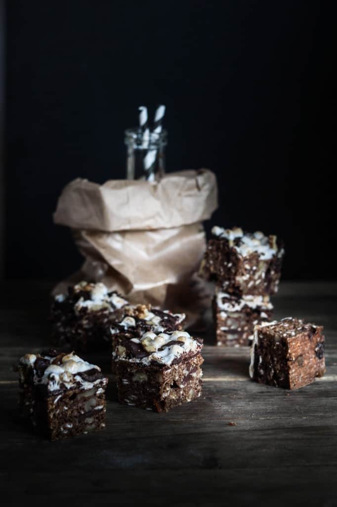 rocky road rugbrød bar 