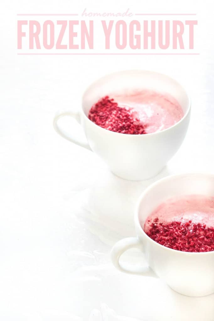 hjemmelavet frozen yoghurt