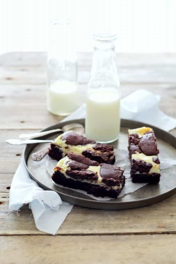 Chessecake-brownie-snitter-med-hvid-chokolade