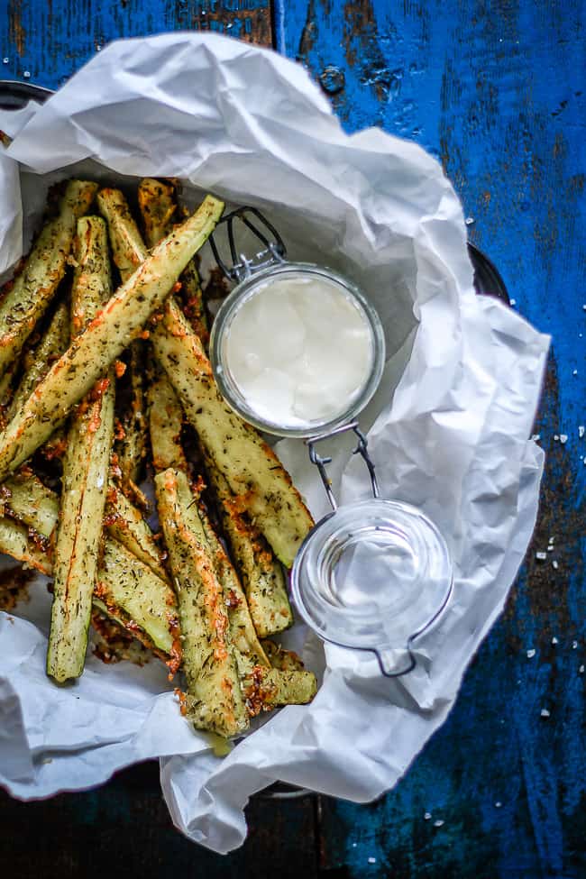 squash parmesan sticks - snack