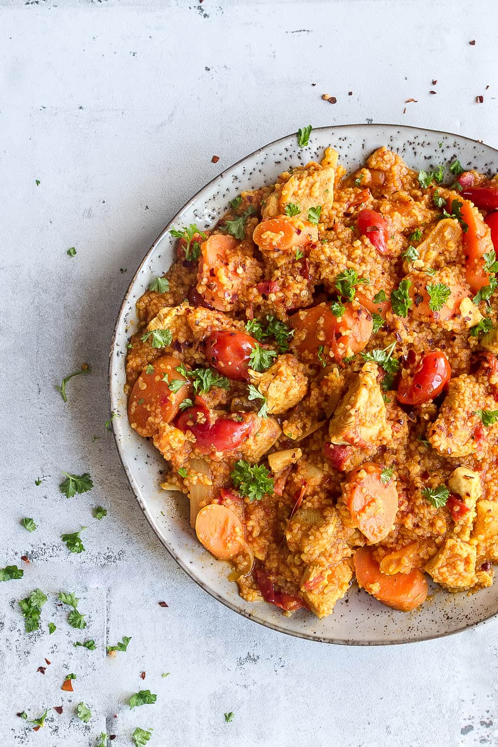 Tunesisk gryde med kylling og couscous - mad fra tunesien