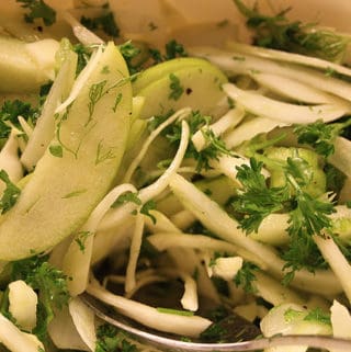 Grøn fennikelsalat