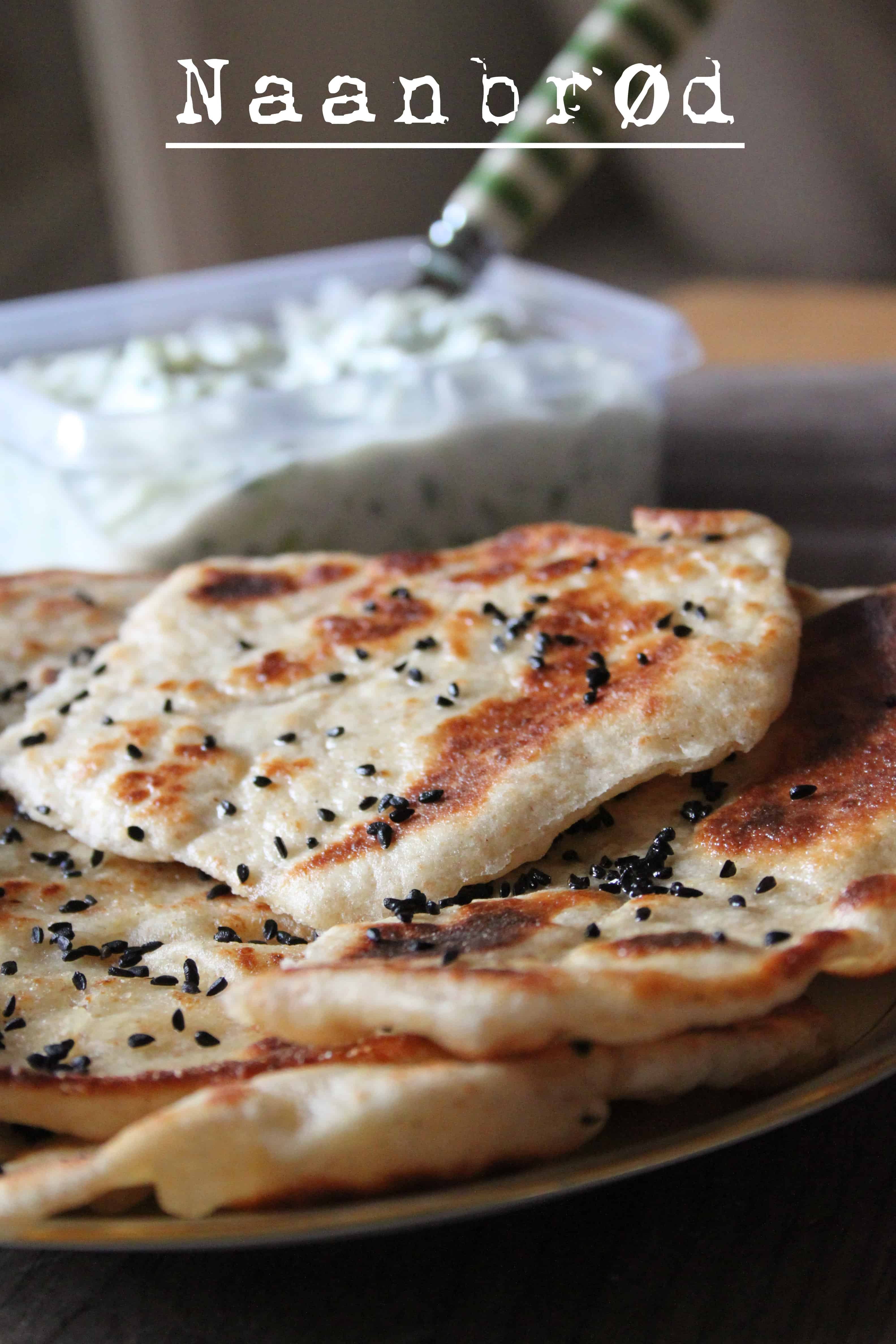 Naanbrød på panden - opskrift på bløde naanbrød indisk