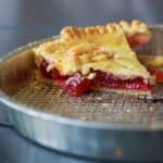 cherry pie - opskrift på amerikansk kirsebærtærte