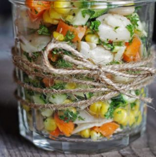 Sund og mættende salat med butterbeans