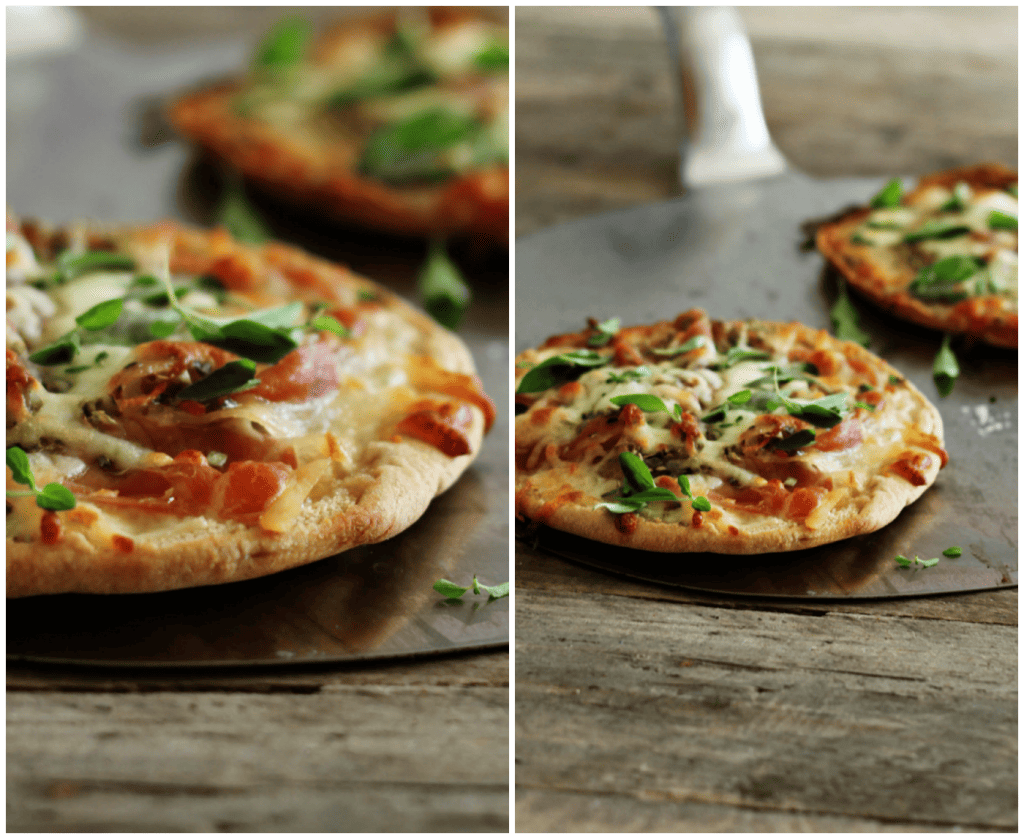 Pizza på pitabrød