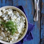 Kold kartoffelsalat - opskrift på klassisk kartoffelsalat