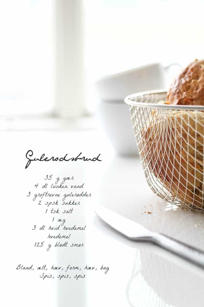 Gulerodsbrud med smør