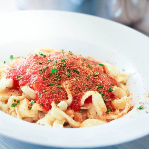 Bloody Mary Linguine / Tomatvodkasauce med frisk