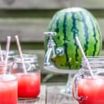 vandmelon dispenser - vandmelon keg - vandmelonsaft - drink - drinkbowle