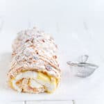 citron marengs roulade - lemon meringes roulade - opskrift