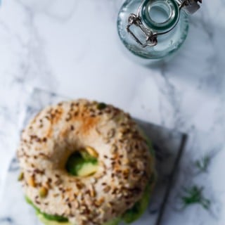 grove bagels - opskrift bagelse - avocado sandwich