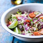 mexican salat - kålsalat - spidskål - mættende salat - opskrift