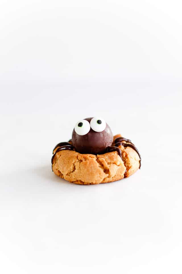 edderkop cookies - spider cookies - peanutbutter - halloween - opskrift