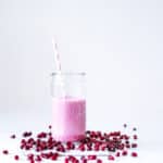 Pomegranate smoothie - granatæble smoothie - tranebær smoothie - opskrift