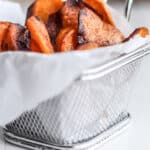 Hjemmelavede chips af søde kartofler - sweet potato chips - opskrift