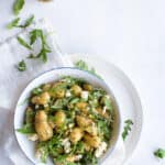 Grøn kartoffelsalat - opskrift på kartoffelsalat