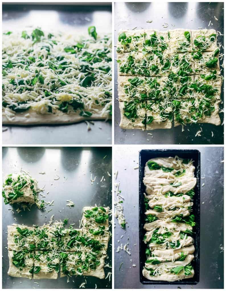 Pull apart bread with herbs - opskrift på brød med krydderurter og ost