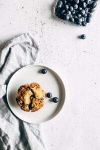 blåbærmuffins-muffins med frugt-opskrift