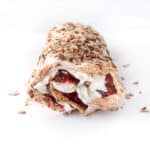 marengs roulade med rabarber