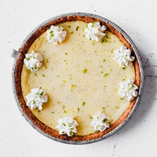 Key Lime Pie - opskrift på kage med lime