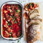 kødboller i tomatsauce - opskrift på meatballs