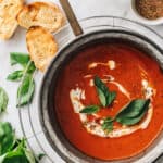 Tomatsuppe - opskrift på hjemmelavet tomatsuppe