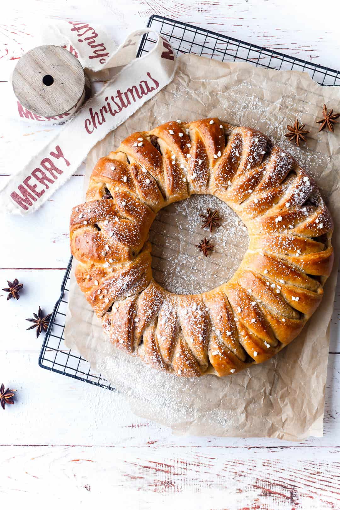 Julekrans - kager til jul