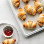 Pølsehorn - opskrift på de bedste pølsehorn